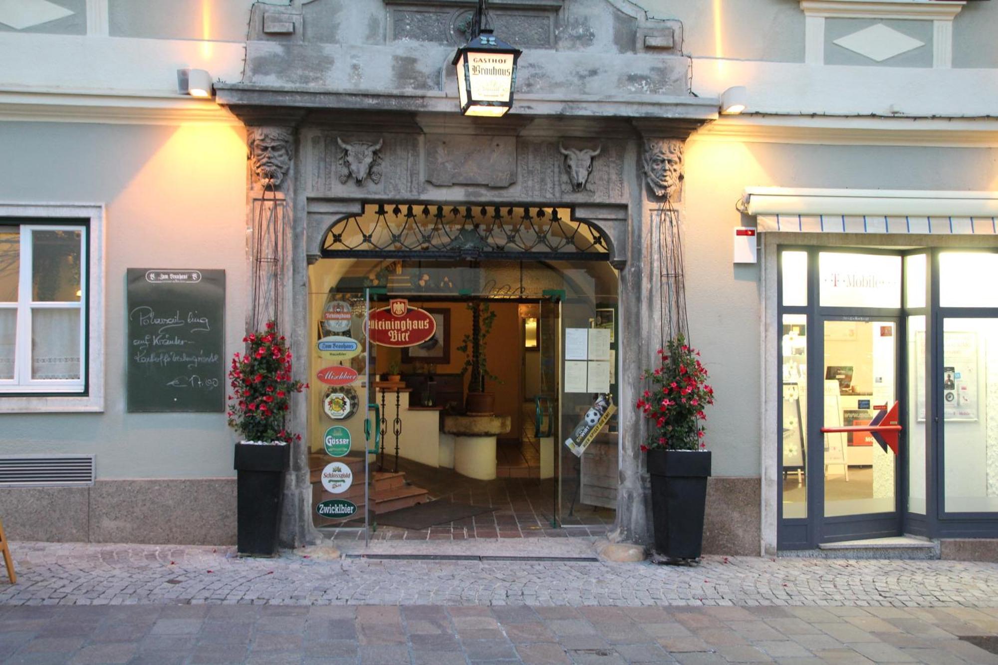 Gasthof Restaurant Zum Brauhaus ハルトベルク エクステリア 写真